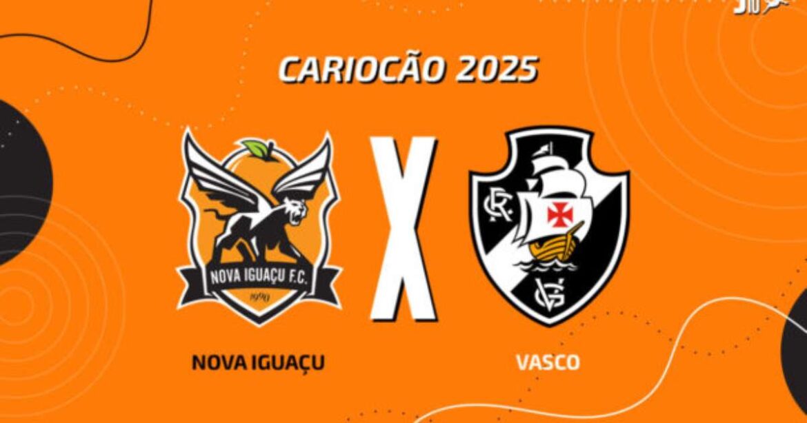 Nova Iguaçu x Vasco, AO VIVO, com Voz do Esporte, às 15h