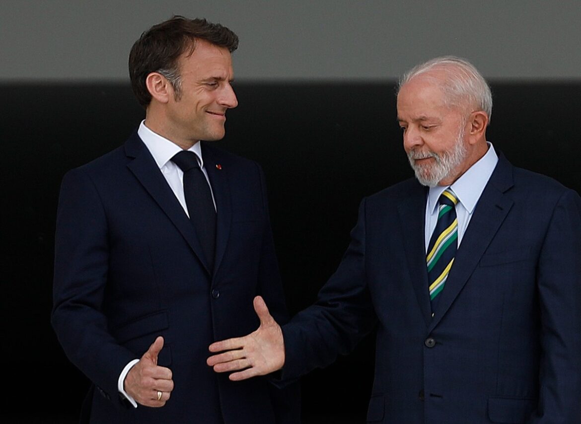 Lula e Macron falam sobre mudanças no programa “Target” e pedem diálogo na Venezuela, segundo presidência francesa