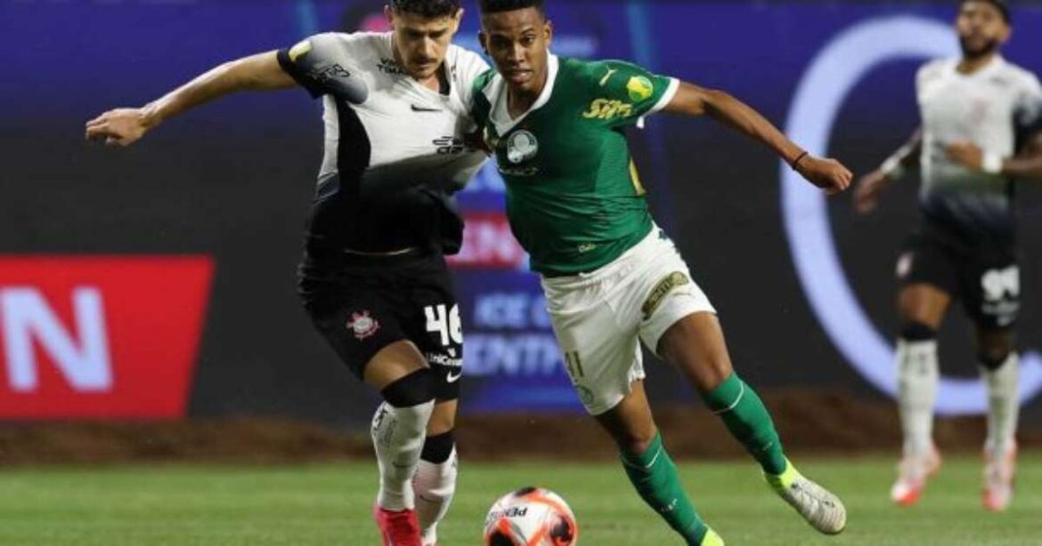 Hugo Souza sofre uma penalidade no final, e Palmeiras e Coríntios empataram no primeiro derby do ano